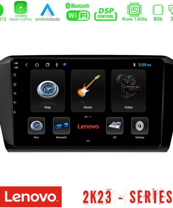 Lenovo Car Pad VW Passat 4Core Android12 232GB Navigation Multimedia Tablet 10 1