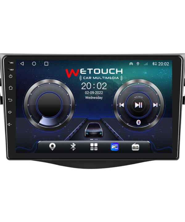 TOYOTA RAV4 MULTIMEDIA OEM 2006 2012 9 ΑΦΗΣ IPS ANDROID 10 464GB 8 CORE 4GWiFi CARPLAY ANDROID AUTO GPS NAVI DSP WETOUCH WT13TY04GPS