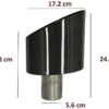 b2b exhaust muffler tips tail pipes suitable for audi 6000575 6079532.jpg