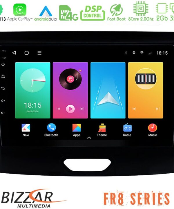 Kimpiris - Bizzar FR8 Series Ford Ranger 2017-2022 8core Android13 2+32GB Navigation Multimedia Tablet 9″