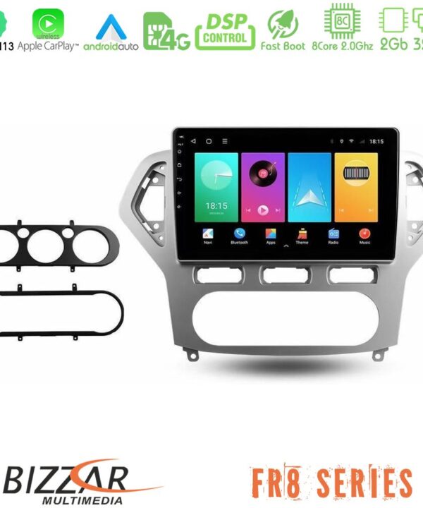 Kimpiris - Bizzar FR8 Series FR8 Series Ford Mondeo 2007-2011 (Auto A/C) 8Core Android13 2+32GB Navigation Multimedia Tablet 9"