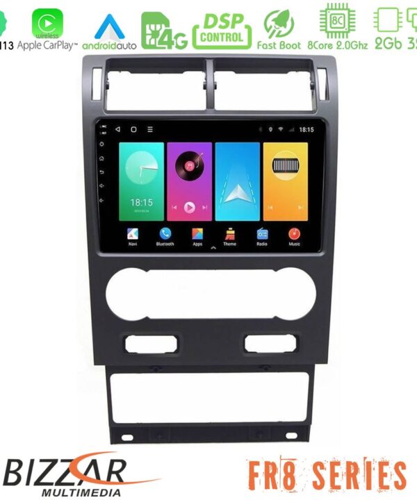 Kimpiris - Bizzar FR8 Series Ford Mondeo 2004-2007 8core Android 11 2+32GB Navigation Multimedia Tablet 9"