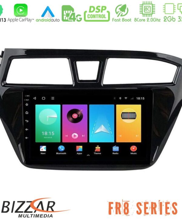 Kimpiris - Bizzar FR8 Series Hyundai i20 2014-2018 8core Android13 2+32GB Navigation Multimedia Tablet 9"