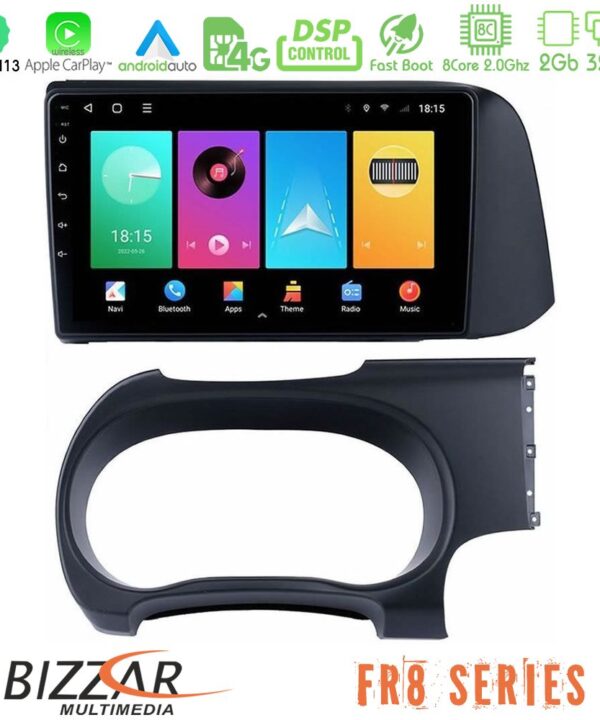 Kimpiris - Bizzar FR8 Series Hyundai i10 8core Android13 2+32GB Navigation Multimedia Tablet 9"