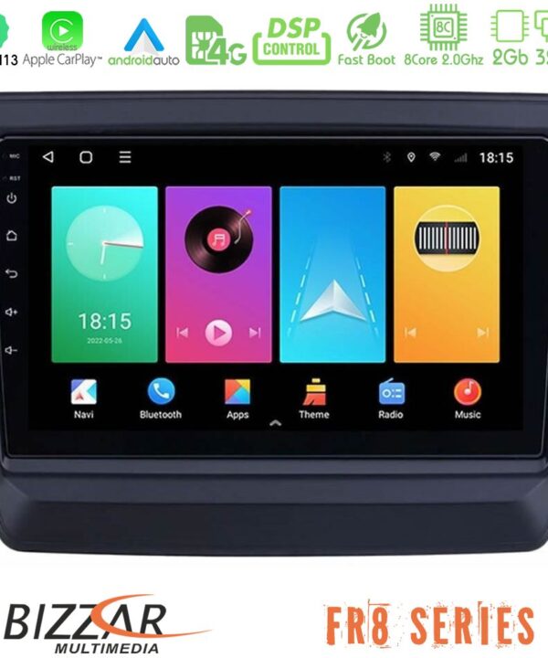 Kimpiris - Bizzar FR8 Series Isuzu D-MAX 2020-2022 8core Android13 2+32GB Navigation Multimedia Tablet 9"