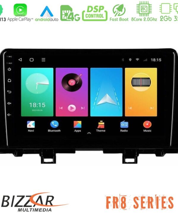 Kimpiris - Bizzar FR8 Series FR8 Series Kia Picanto 2017-2021 8Core Android13 2+32GB Navigation Multimedia Tablet 9"