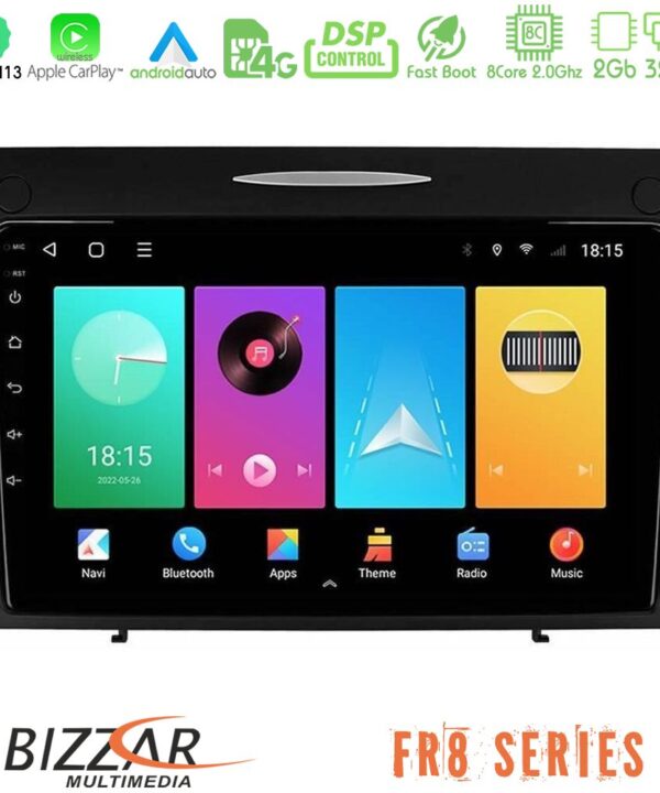 Kimpiris - Bizzar FR8 Series Mercedes SLK Class 8core Android13 2+32GB Navigation Multimedia Tablet 9"