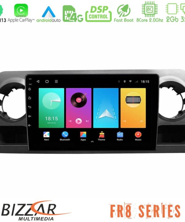 Kimpiris - Bizzar FR8 Series Mercedes Sprinter W907 8Core Android13 2+32GB Navigation Multimedia Tablet 10"