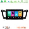 Kimpiris - Bizzar FR8 Series Peugeot 508 2010-2018 8core Android13 2+32GB Navigation Multimedia Tablet 9"
