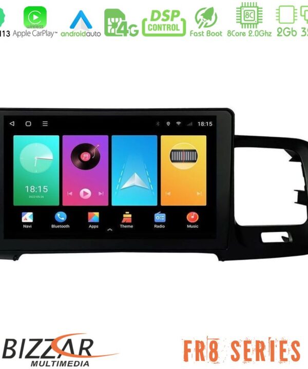 Kimpiris - Bizzar FR8 Series Volvo S60 2010-2018 8core Android13 2+32GB Navigation Multimedia Tablet 9"