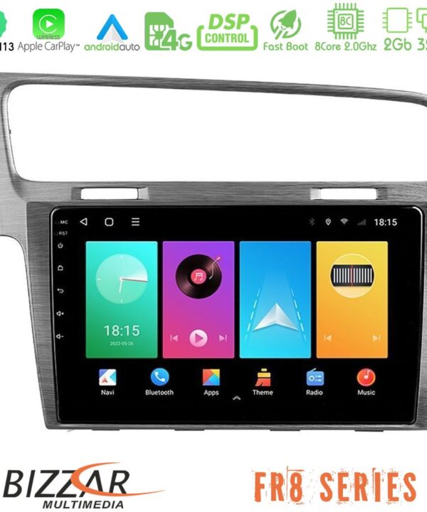 Kimpiris - Bizzar FR8 Series VW GOLF 7 8core Android13 2+32GB Navigation Multimedia Tablet 10"