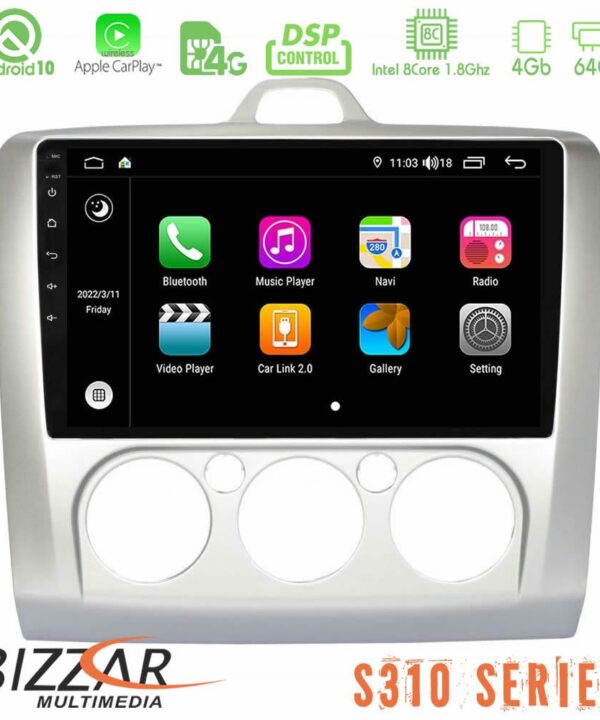 Kimpiris - Bizzar S310 Ford Focus Auto AC Car Pad 9" Android 10 Multimedia Station