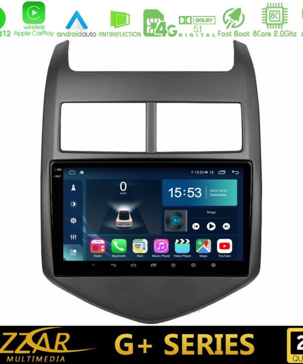 Kimpiris - Bizzar G+ Series Chevrolet Aveo 2011-2017 8core Android12 6+128GB Navigation Multimedia Tablet 9"