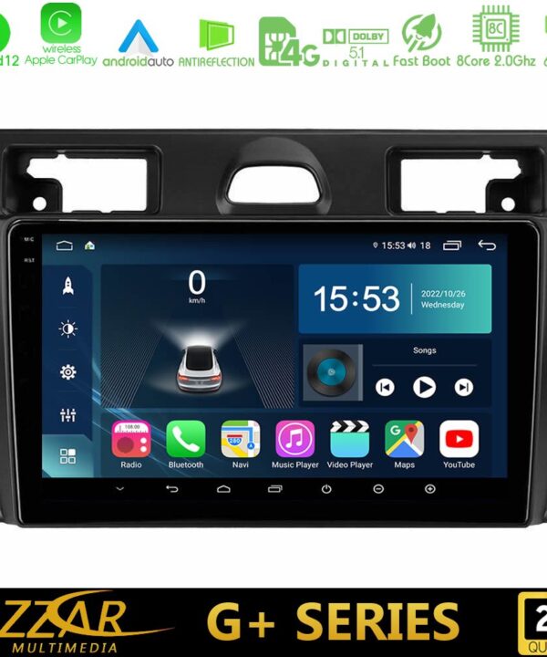 Kimpiris - Bizzar G+ Series Ford Fiesta/Fusion 8core Android12 6+128GB Navigation Multimedia Tablet 9"