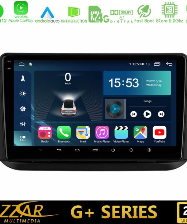 Kimpiris - Bizzar G+ Series Fiat Fiorino/Citroen Nemo/Peugeot Bipper 8core Android12 6+128GB Navigation Multimedia Tablet 10"