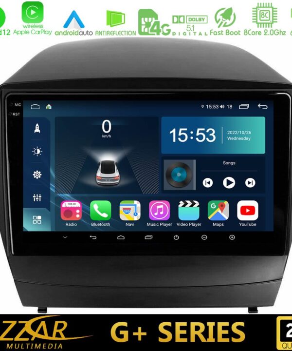 Kimpiris - Bizzar G+ Series Hyundai IX35 Auto A/C 8core Android12 6+128GB Navigation Multimedia Tablet 10"