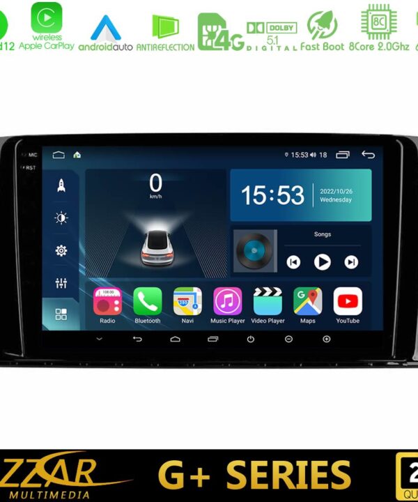 Kimpiris - Bizzar G+ Series Mercedes R Class 8core Android12 6+128GB Navigation Multimedia Tablet 9"