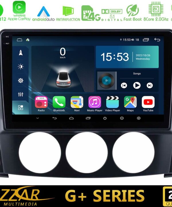 Kimpiris - Bizzar G+ Series Mazda MX-5 2005-2015 8core Android12 6+128GB Navigation Multimedia Tablet 9"