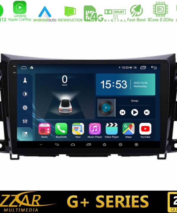 Kimpiris - Bizzar G+ Series Nissan Navara NP300 8core Android12 6+128GB Navigation Multimedia Tablet 9"