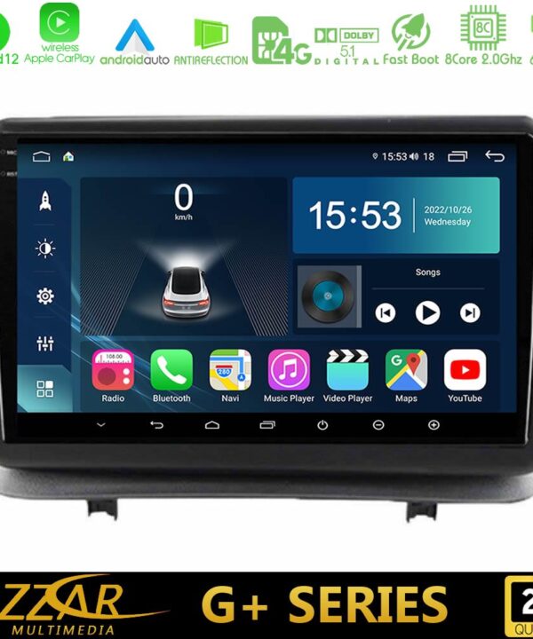 Kimpiris - Bizzar G+ Series Renault Clio 2005-2012 8core Android12 6+128GB Navigation Multimedia Tablet 9"