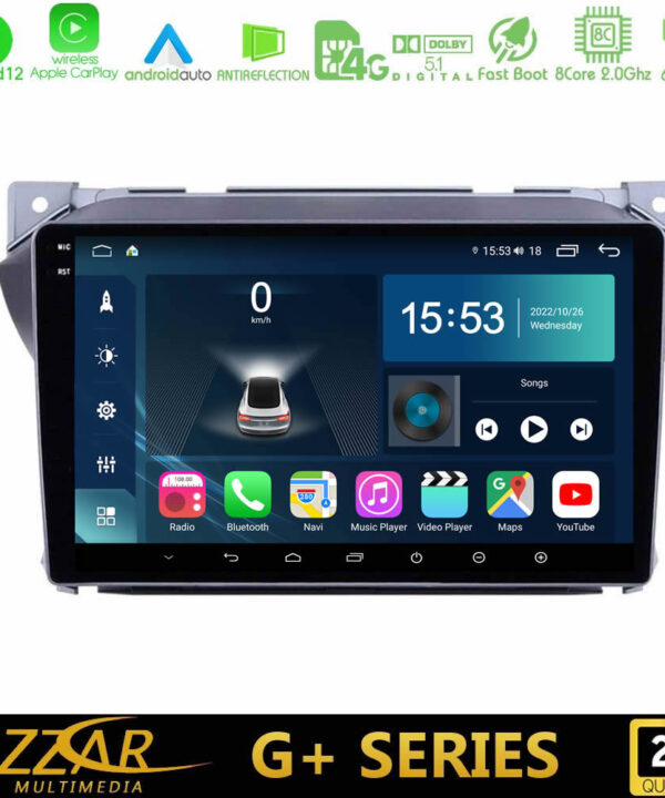Kimpiris - Bizzar G+ Series Suzuki Alto & Nissan Pixo 8core Android12 6+128GB Navigation Multimedia Tablet 9"