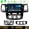 Kimpiris - Bizzar G+ Series Toyota Hilux 2007-2011 8core Android12 6+128GB Navigation Multimedia Tablet 9"