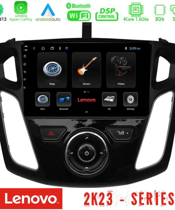 Kimpiris - Lenovo Car Pad Ford Focus 2012-2018 4Core Android 13 2+32GB Navigation Multimedia Tablet 9"