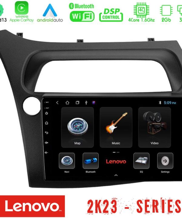 Kimpiris - Lenovo Car Pad Honda Civic 4Core Android 13 2+32GB Navigation Multimedia Tablet 9"