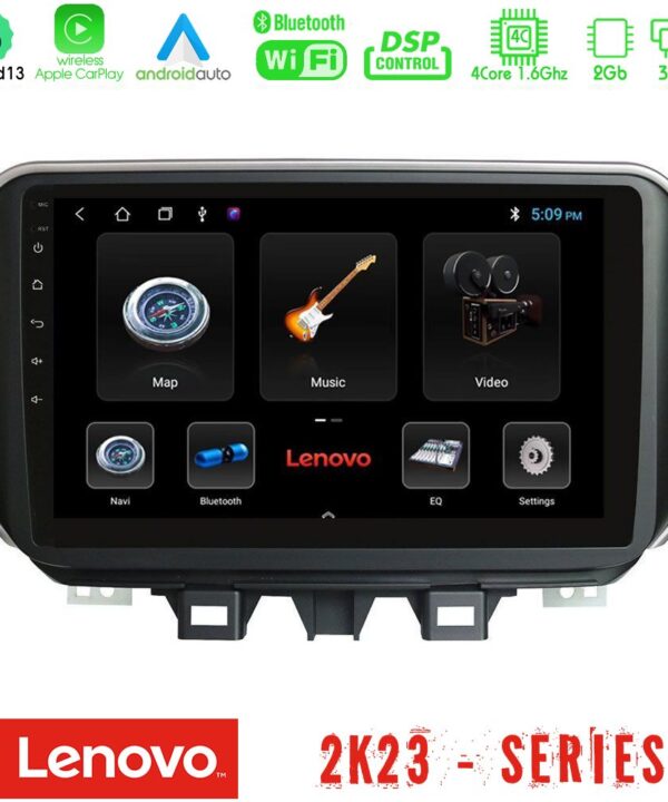 Kimpiris - Lenovo Car Pad Hyundai ix35 4Core Android 13 2+32GB Navigation Multimedia Tablet 10"