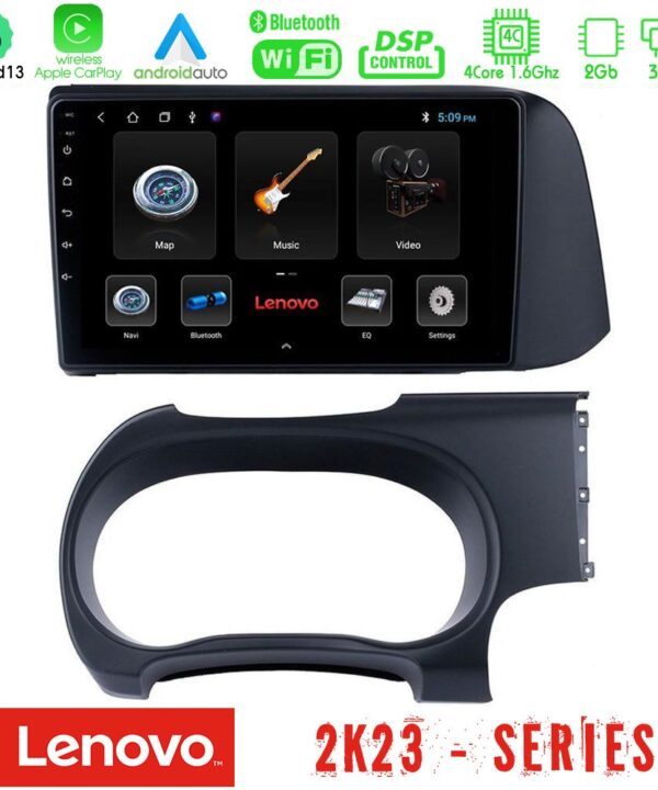 Kimpiris - Lenovo Car Pad Hyundai i10 4Core Android 13 2+32GB Navigation Multimedia Tablet 9"