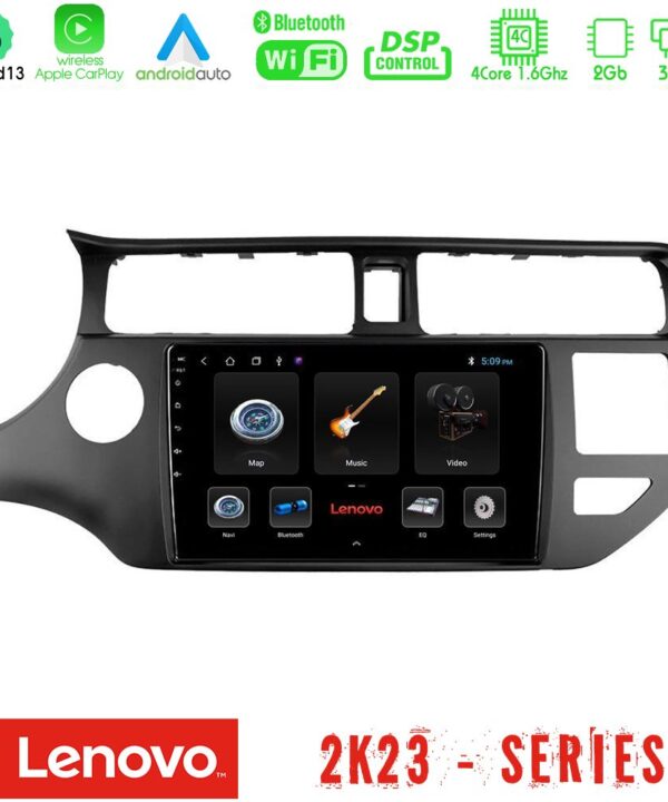 Kimpiris - Lenovo Car Pad Kia Rio 2011-2015 4Core Android 13 2+32GB Navigation Multimedia Tablet 9"