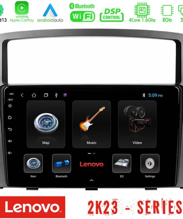 Kimpiris - Lenovo Car Pad Mitsubishi Pajero 2008-2009 4core Android 13 2+32GB Navigation Multimedia Tablet 9"