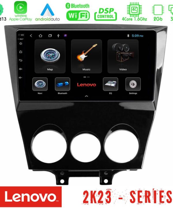 Kimpiris - Lenovo Car Pad Mazda RX8 2008-2012 4Core Android 13 2+32GB Navigation Multimedia Tablet 9"