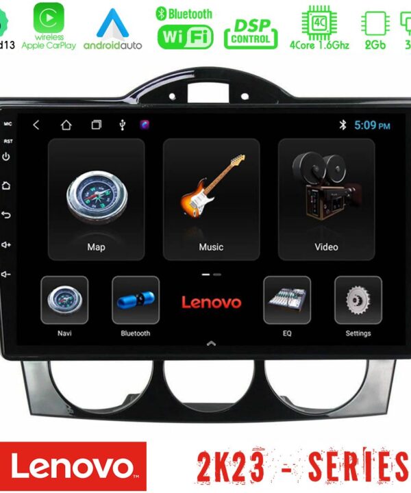 Kimpiris - Lenovo Car Pad Mazda RX8 2003-2008 4core Android 13 2+32GB Navigation Multimedia Tablet 9″