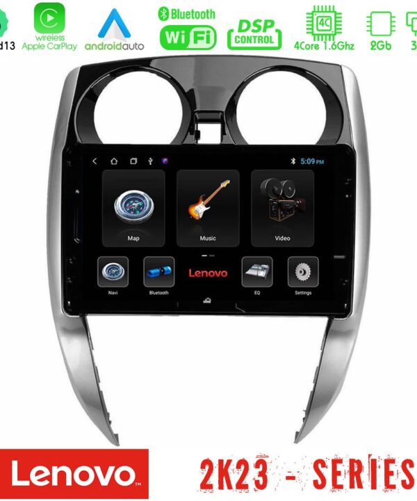 Kimpiris - Lenovo Car Pad Nissan Note 2013-2018 4core Android 13 2+32GB Navigation Multimedia Tablet 10"