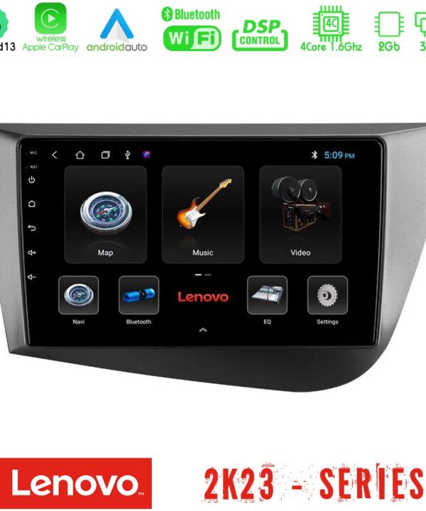 Kimpiris - Lenovo Car Pad Seat Leon 4Core Android 13 2+32GB Navigation Multimedia Tablet 9"