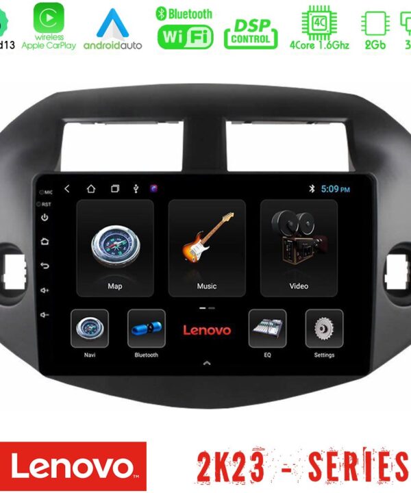 Kimpiris - Lenovo Car Pad Toyota Rav4 2006-2012 4Core Android 13 2+32GB Navigation Multimedia Tablet 10"