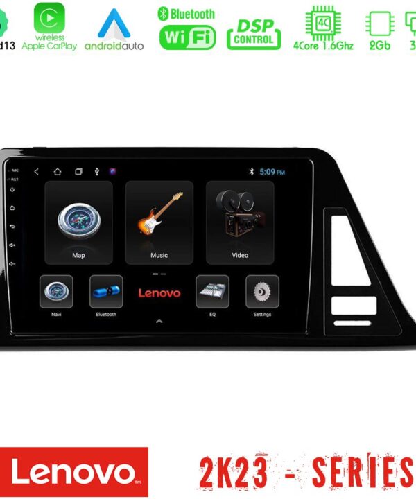 Kimpiris - Lenovo Car Pad Toyota CH-R 4Core Android 13 2+32GB Navigation Multimedia Tablet 9"