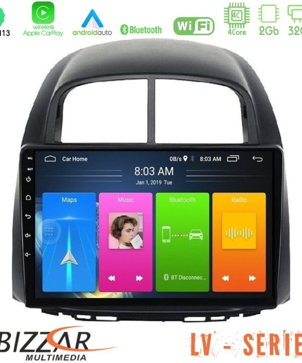 Kimpiris - Bizzar LV Series Daihatsu Sirion/Subaru Justy 4Core Android 13 2+32GB Navigation Multimedia Tablet 10"