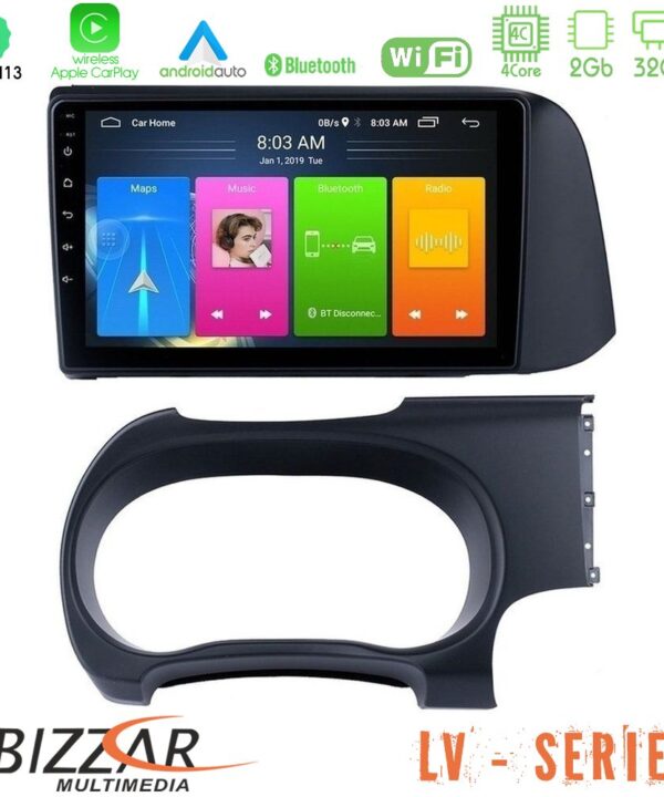 Kimpiris - Bizzar LV Series Hyundai i10 4Core Android 13 2+32GB Navigation Multimedia Tablet 9"