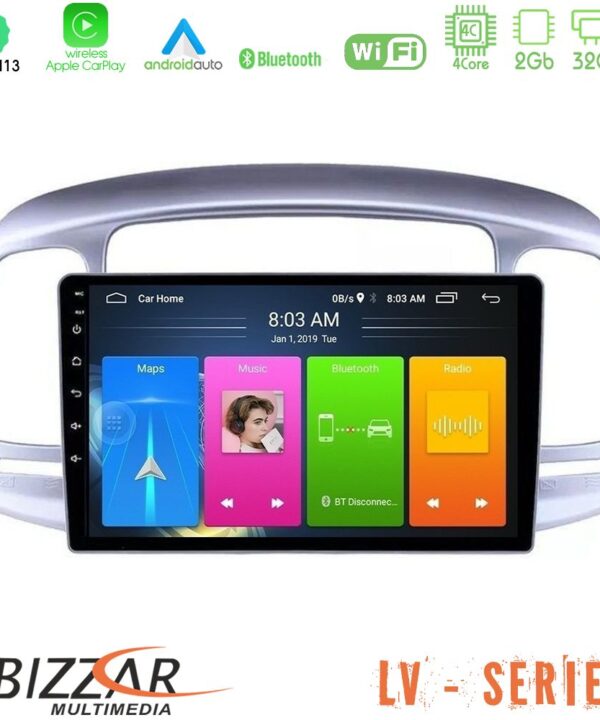 Kimpiris - Bizzar LV Series Hyundai Accent 2006-2011 4Core Android 13 2+32GB Navigation Multimedia Tablet 9"