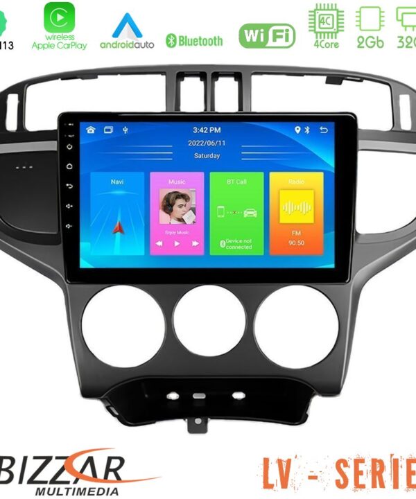 Kimpiris - Bizzar LV Series Hyundai Matrix 2001-2010 4Core Android 13 2+32GB Navigation Multimedia Tablet 9"
