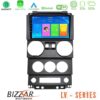 Kimpiris - Bizzar LV Series Jeep Wrangler 2Door 2008-2010 4Core Android 13 2+32GB Navigation Multimedia Tablet 9"
