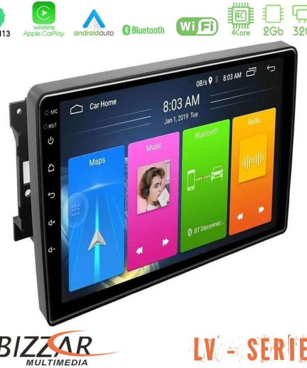 Kimpiris - Bizzar LV Series Chrysler / Dodge / Jeep 4core Android 13 2+32GB Navigation Multimedia Tablet 10"