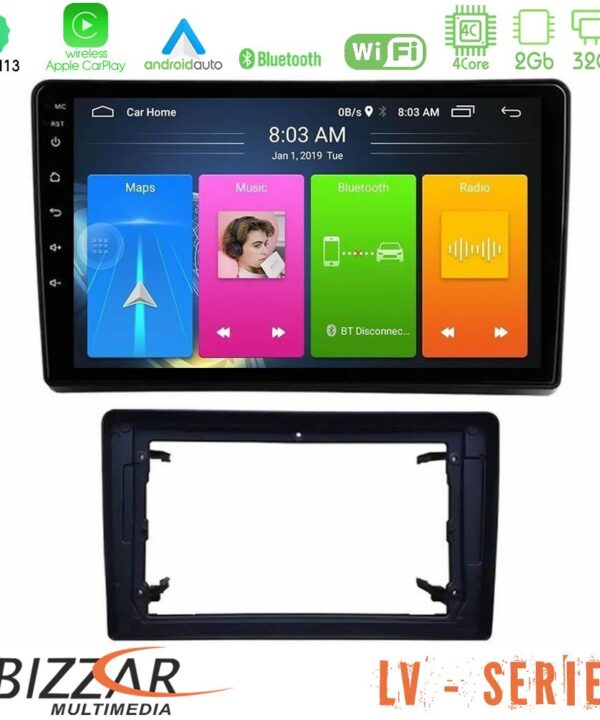 Kimpiris - Bizzar LV Series Chrysler / Dodge / Jeep 4Core Android 13 2+32GB Navigation Multimedia Tablet 10"