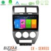 Kimpiris - Bizzar LV Series Jeep Compass/Patriot 2007-2008 4Core Android 13 2+32GB Navigation Multimedia Tablet 10"