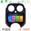 Kimpiris - Bizzar LV Series Nissan Micra 2011-2014 4Core Android 13 2+32GB Navigation Multimedia Tablet 9"