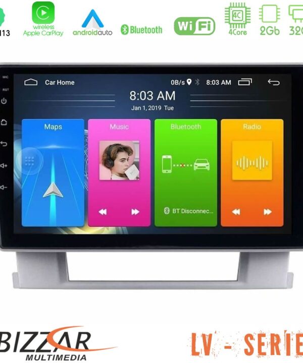 Kimpiris - Bizzar LV Series Opel Astra J 2010-2014 4core Android 13 2+32GB Navigation Multimedia Tablet 9"