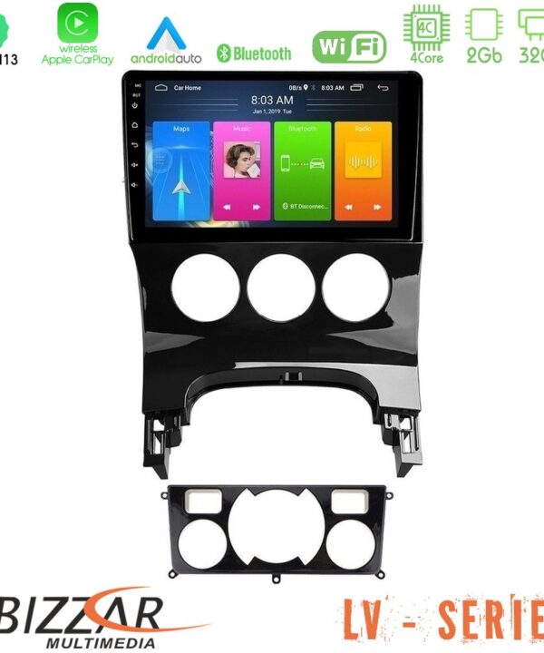 Kimpiris - Bizzar LV Series Peugeot 3008 AUTO A/C 4Core Android 13 2+32GB Navigation Multimedia Tablet 9"