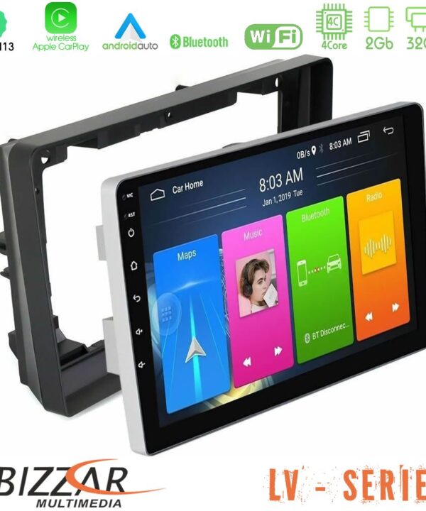 Kimpiris - Bizzar LV Series Peugeot 308 2013-2020 4core Android 13 2+32GB Navigation Multimedia Tablet 9"